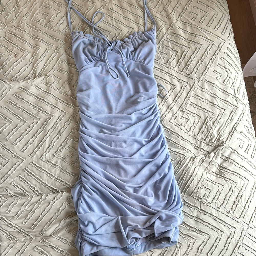 Blue Mini Dress - Isabelle’s Cabinet